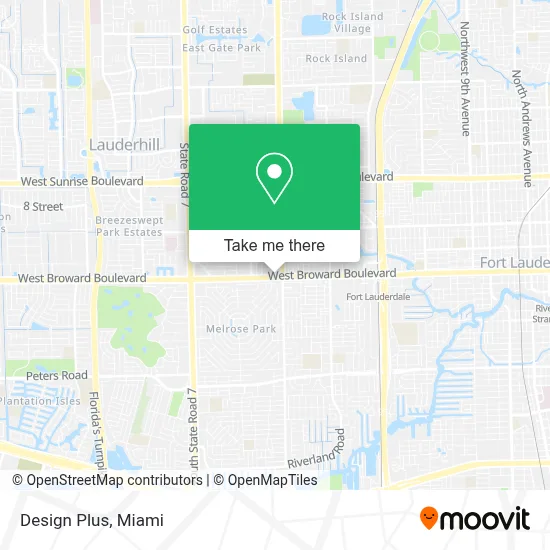 Design Plus map