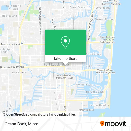 Ocean Bank map