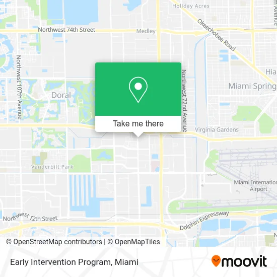 Early Intervention Program map