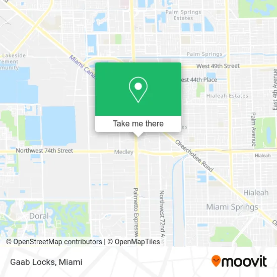 Gaab Locks map