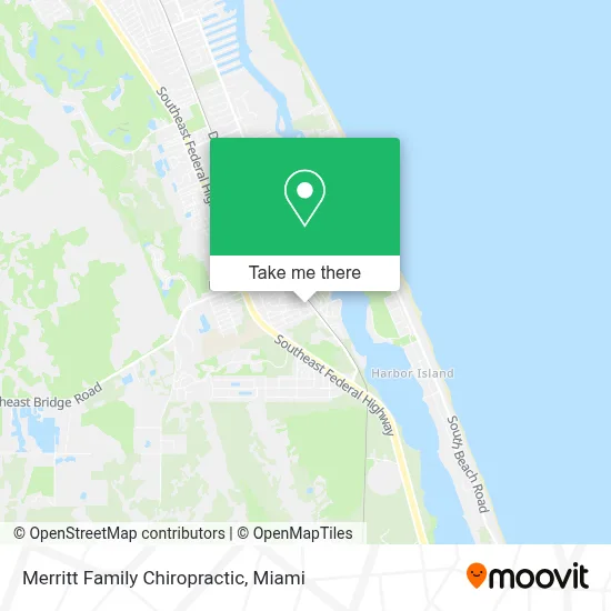 Merritt Family Chiropractic map