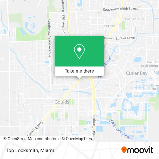 Top Locksmith map