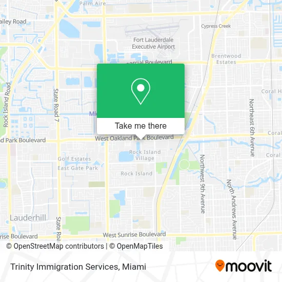 Trinity Immigration Services map