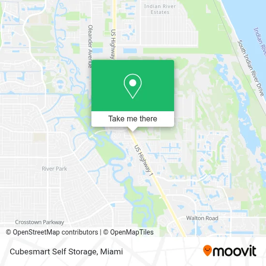 Cubesmart Self Storage map