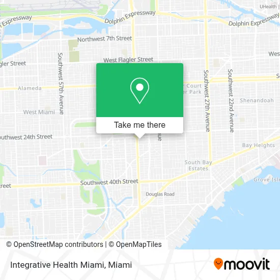Integrative Health Miami map