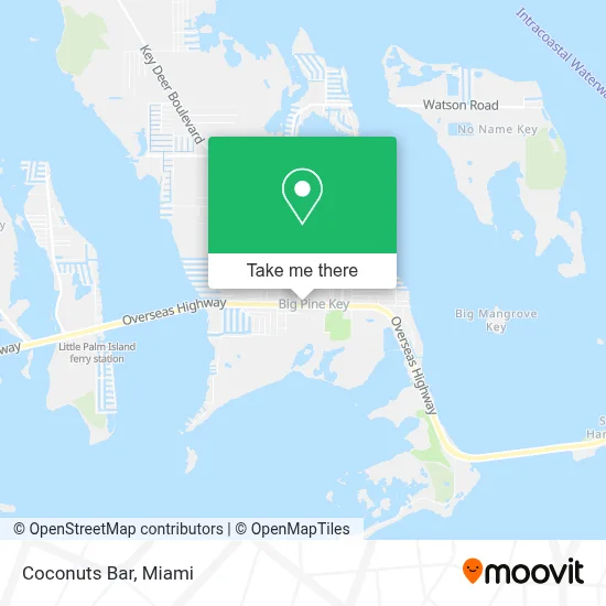 Coconuts Bar map