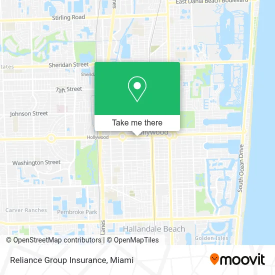 Reliance Group Insurance map