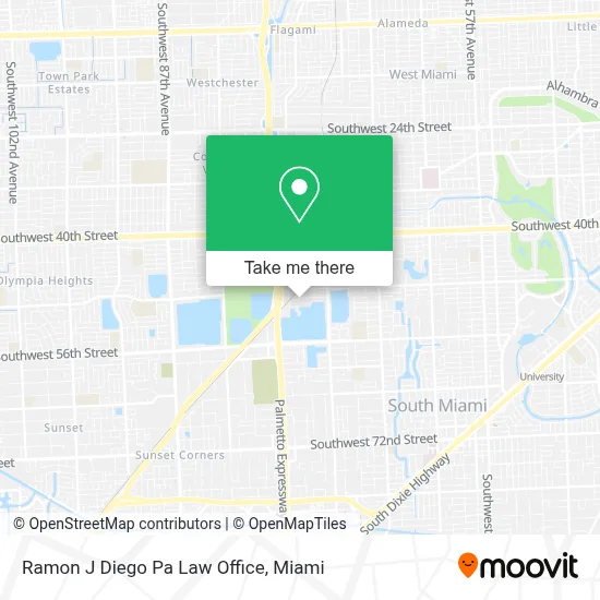 Ramon J Diego Pa Law Office map