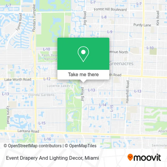 Event Drapery And Lighting Decor map