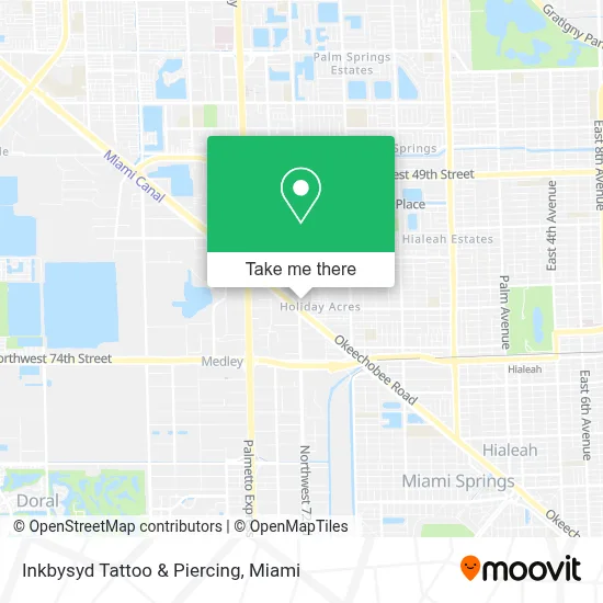 Inkbysyd Tattoo & Piercing map
