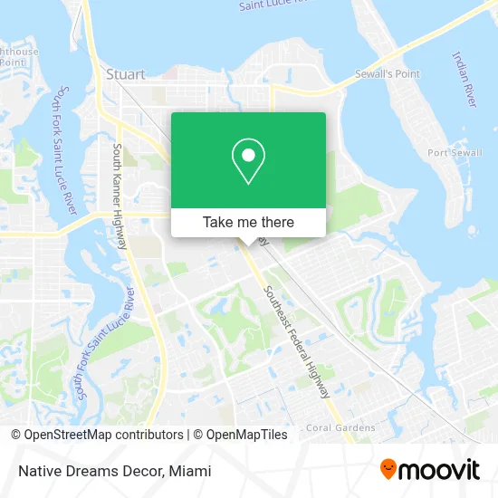 Native Dreams Decor map