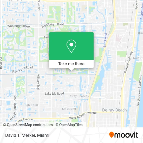 David T. Merker map