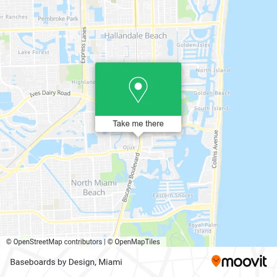 Baseboards by Design map