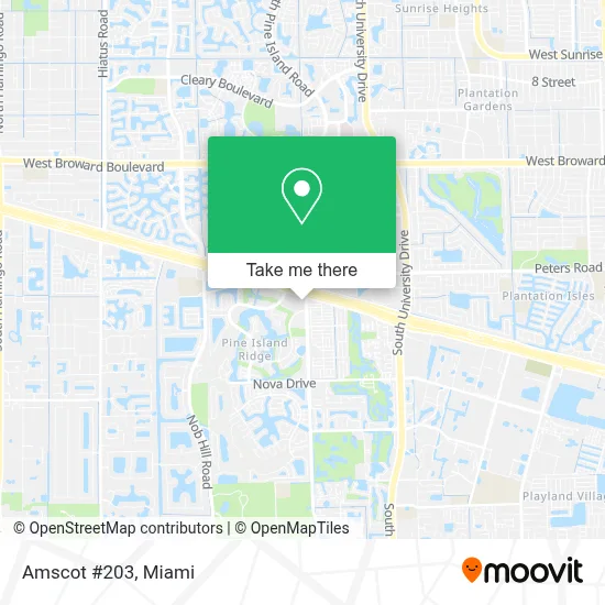 Amscot #203 map