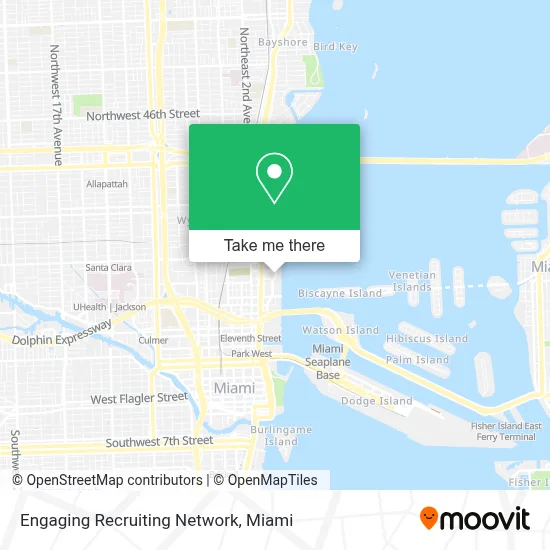 Engaging Recruiting Network map