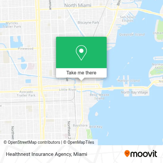 Healthnest Insurance Agency map