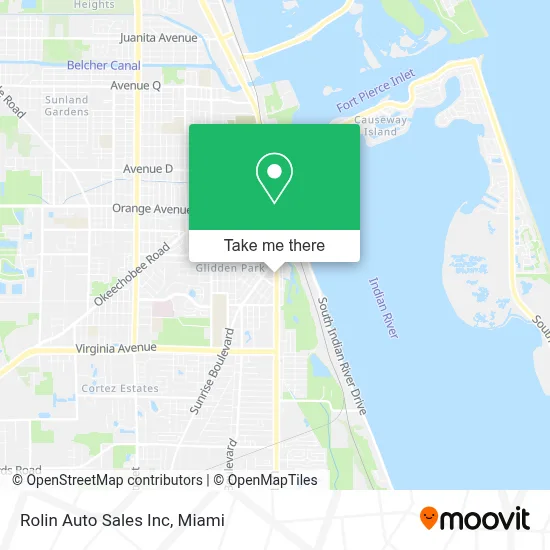 Rolin Auto Sales Inc map