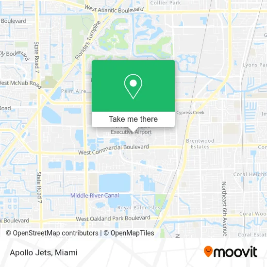 Apollo Jets map