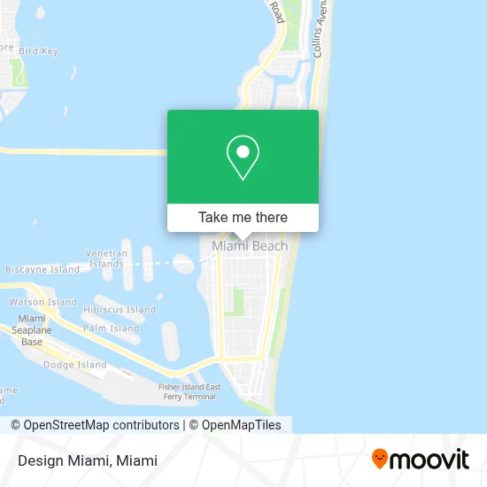 Design Miami map