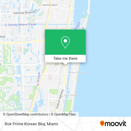 Rok Prime Korean Bbq map