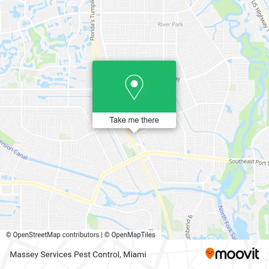 Massey Services Pest Control map