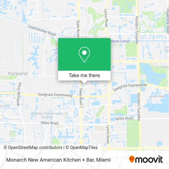 Monarch New American Kitchen + Bar map