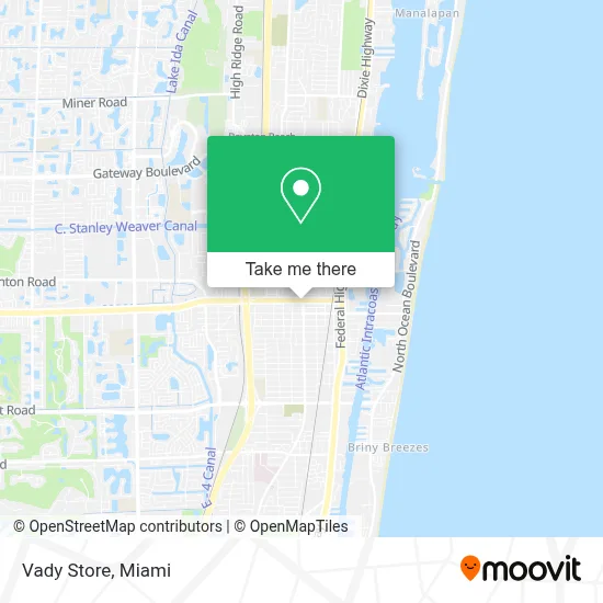 Vady Store map