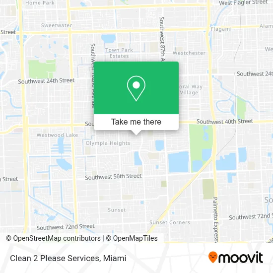 Clean 2 Please Services map