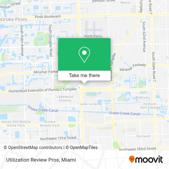 Utilization Review Pros map