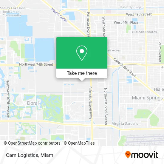 Cam Logistics map