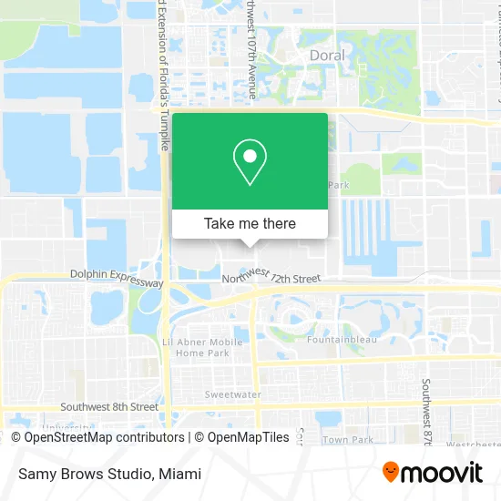 Samy Brows Studio map