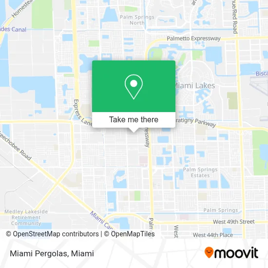 Miami Pergolas map