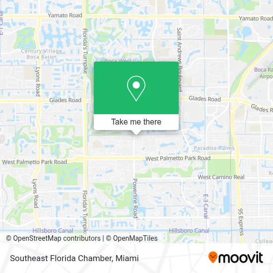 Southeast Florida Chamber map