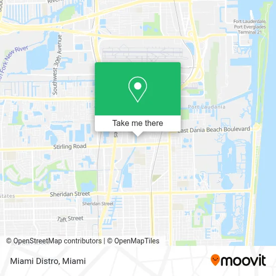 Miami Distro map