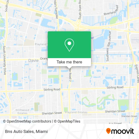 Bns Auto Sales map
