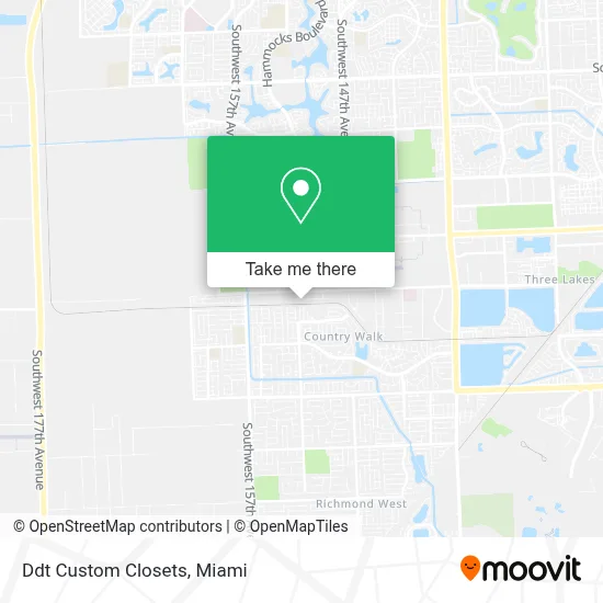 Ddt Custom Closets map