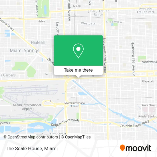 The Scale House map