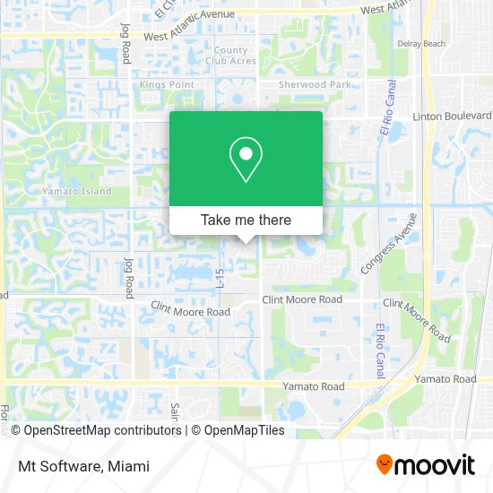 Mt Software map