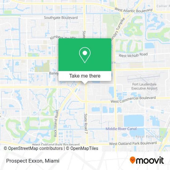 Prospect Exxon map