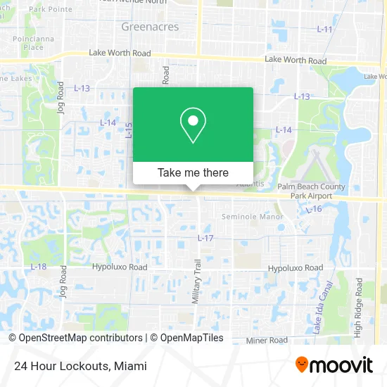 24 Hour Lockouts map