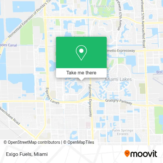 Exigo Fuels map