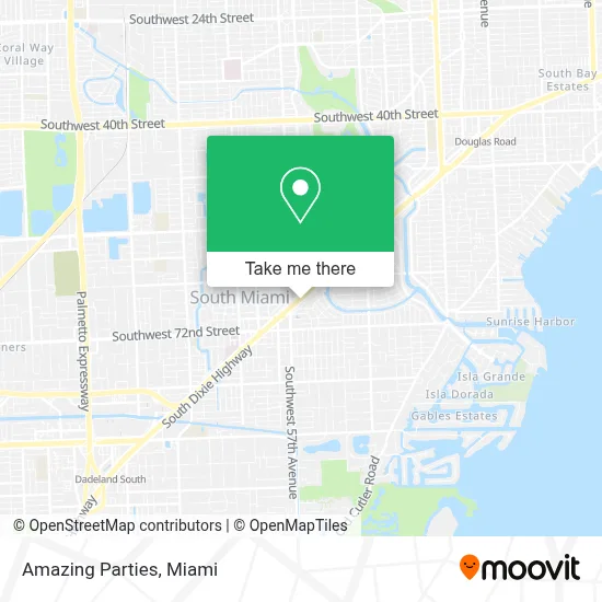 Amazing Parties map