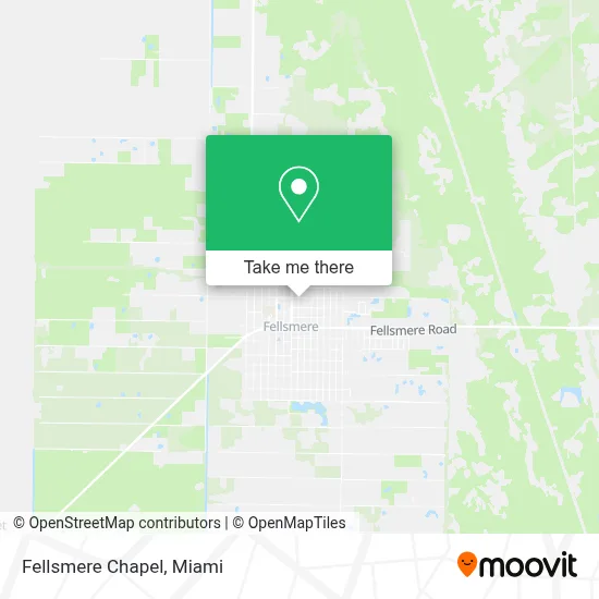 Fellsmere Chapel map