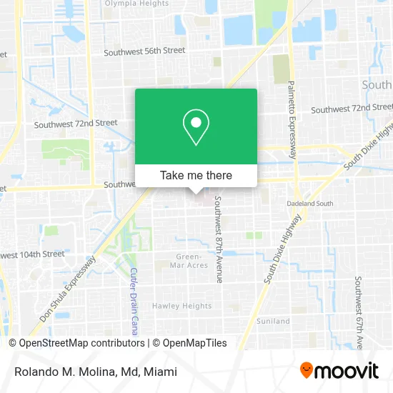 Rolando M. Molina, Md map