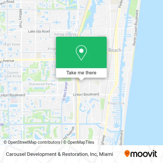 Carousel Development & Restoration, Inc map