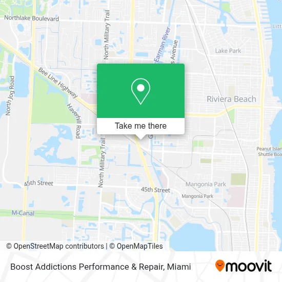 Boost Addictions Performance & Repair map