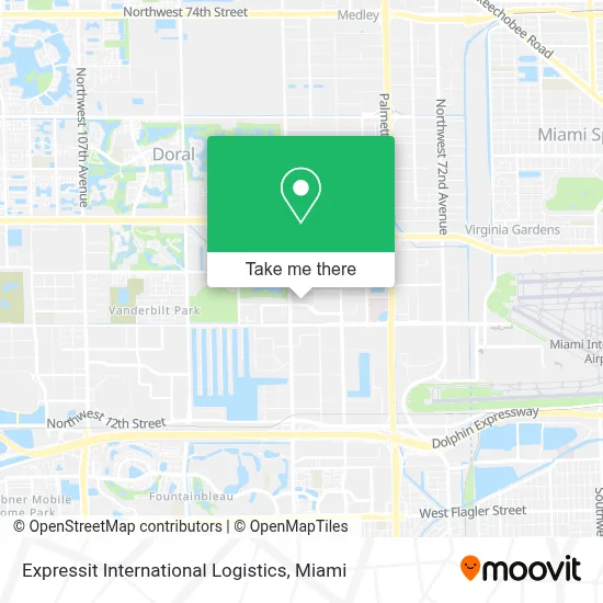 Expressit International Logistics map