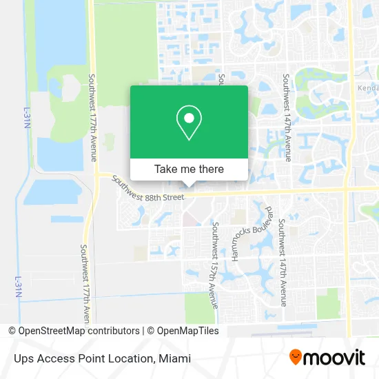 Ups Access Point Location map