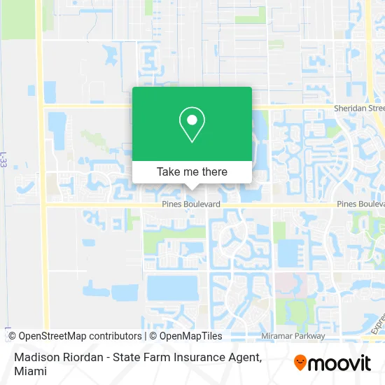 Madison Riordan - State Farm Insurance Agent map