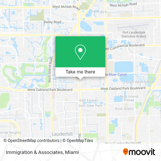 Immigration & Associates map
